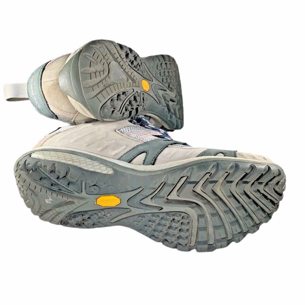 Merrell Womens Siren Sport Hiking Trail Shoes Gore-Tex Gray Lace Up Sz 7.5 Outdo - Picture 9 of 9